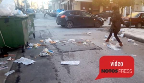 Σκουπίδια στους δρόμους της Σπάρτης… και σήμερα!