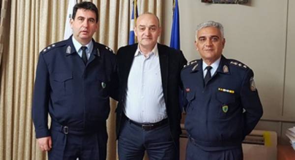Ο Αστυνομικός Διευθυντής Λακωνίας στον  Δήμαρχο Ευρώτα