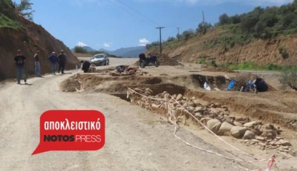 Αρχαιολογικά ευρήματα στο «Τραπεζοντή - Σκούρα» παρατείνουν την ολοκλήρωση του οδικού έργου