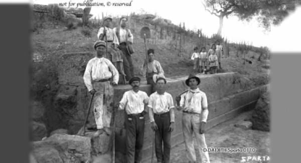 Σπάρτη: Ανασκαφή στις Αμύκλες - 1925