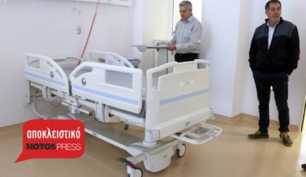 Ξενάγηση στη νέα χειρουργική κλινική του Νοσοκομείου Σπάρτης «Χρήστος Καρβούνης»