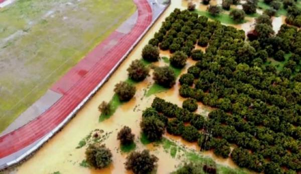 Πλημμύρες σε σπίτια και καλλιέργειες του Δήμου Ευρώτα