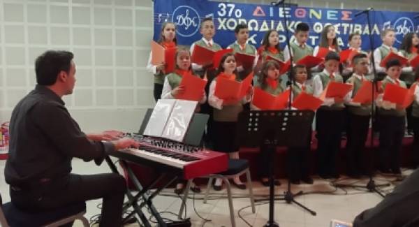 Σε υψηλό επίπεδο η παρουσία του Δημοτικού σχολείου Ξηροκαμπίου  στην 11η Διεθνή Συνάντηση σχολικών χορωδιών