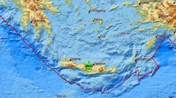 Ισχυρός σεισμός στη Νότια Ελλάδα