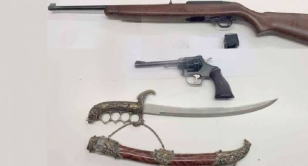 Συνελήφθη  για τα όπλα στη Λακωνία