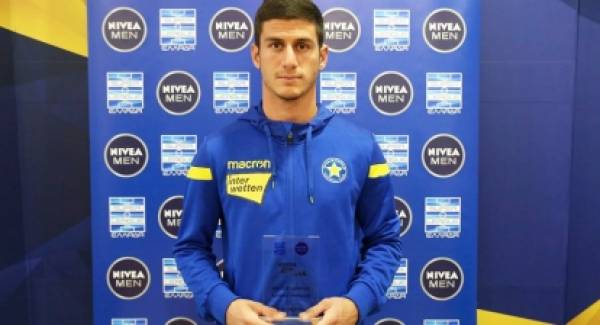 Βραβεύτηκε ο MVP Τασουλής: «Τίποτα δεν μπορεί να συγκριθεί με τις στιγμές που είμαι στο γήπεδο» (video)