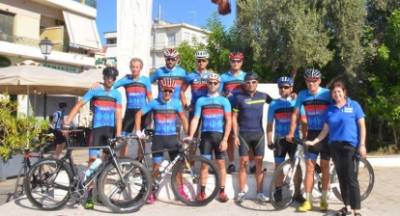 Συνάντηση ποδηλατών του Ευκλή και παράδοση σκυτάλης από τον Βεργετόπουλο στον Σταμάτη
