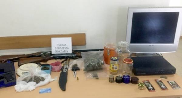 Συνελήφθη 49χρονος για ναρκωτικά και όπλα στην Αργολίδα
