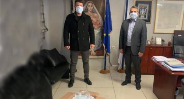 300 μάσκες για τους υπαλλήλους του Δήμου Τρίπολης