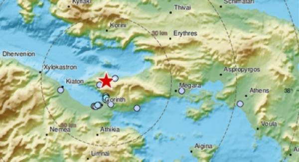 Σεισμός 3,2 ρίχτερ στην Κορινθία