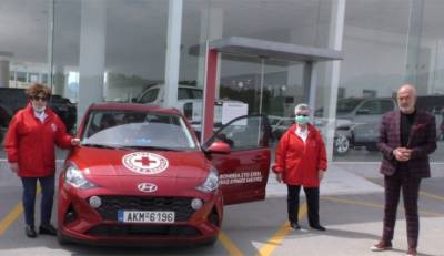 Έγινε η παράδοση οχήματος από τον Όμιλο Κ. Κακούρος στον Ερυθρό Σταυρό Σπάρτης (video)