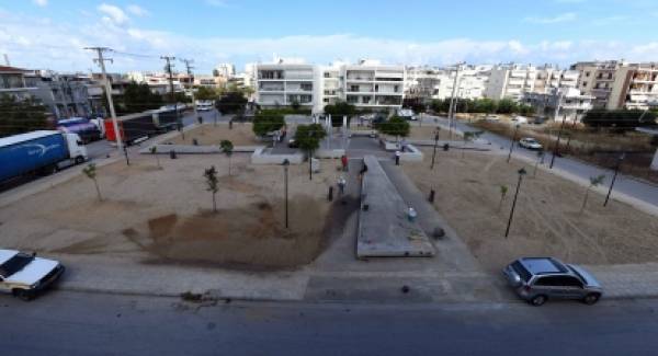 Ανακατασκευή πλατείας στην περιοχή Ταραμπούρα (photos)