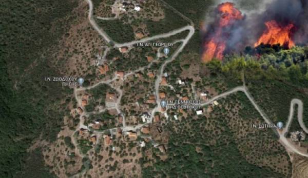 Μάνη: Φόβος για οικισμούς και για νυκτερινή επέλαση της πυρκαγιάς!