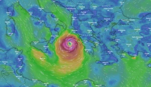 Κυκλώνας Ιανός: Συμβαίνει τώρα στην Πελοπόννησο! (live)