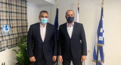 Τζιούμης – Τζανακόπουλος: Σε εξαιρετικό κλίμα η συνάντηση στο Δημαρχείο Τρίπολης