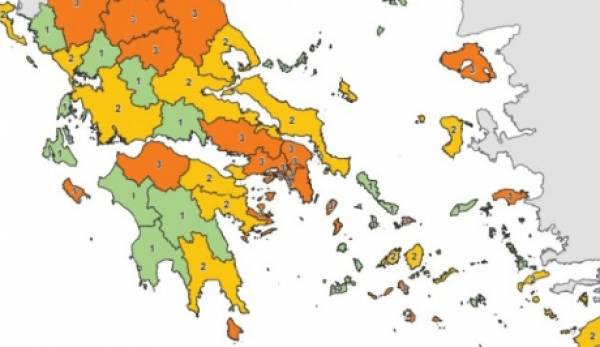 Κορονοϊός : Αλλαγές στο χάρτη υγειονομικής ασφάλειας