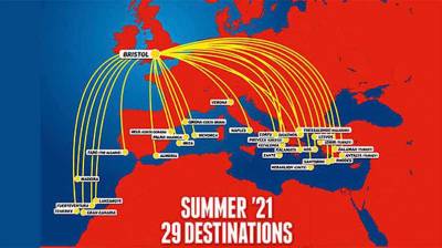 Η Jet2 ξεκινά δρομολόγια από Μπρίστολ προς Καλαμάτα και Λέσβο το καλοκαίρι του 2021