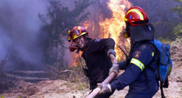 Πυρκαγιά στα Βρέσθενα Λακωνίας
