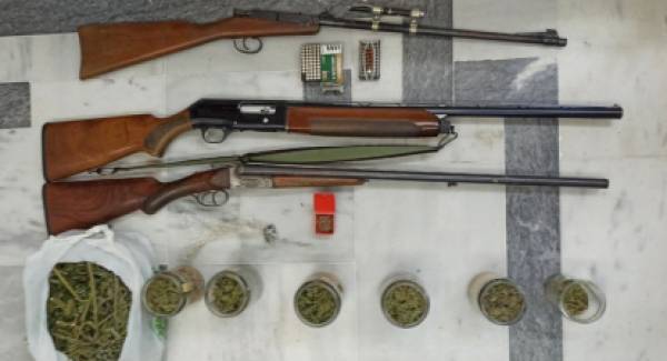 Συνελήφθη για όπλα και ναρκωτικά στη Λακωνία