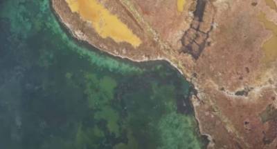 Η άγνωστη λίμνη της Αρκαδίας που ενώνεται με τη θάλασσα (video)