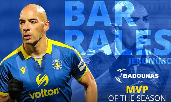 Αστέρας Τρίπολης: Ο Barrales BADOUNAS MVP της χρονιάς