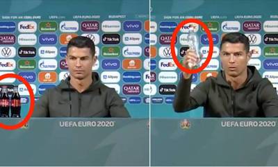 Euro 2020: «Τσαμπουκάς» Ρονάλντο σε Coca Cola...