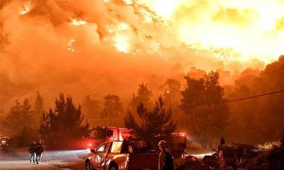 Η ακραία δασική πυρκαγιά του Σχίνου Κορινθίας το σημαντικότερο συμβάν της πρόσφατης δεκαετίας