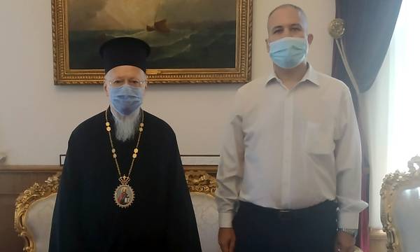 Ο Γεωργιτσιάνος Χρήστος Τσίχλης στον Οικουμενικό Πατριάρχη
