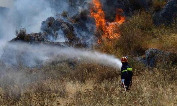 Μεσσηνία: Φωτιά τώρα στην περιοχή Μέλπεια, του δήμου Οιχαλίας