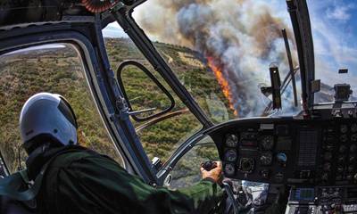 Το Erickson S-64 - Ο άγγελος στις πυρκαγιές! Δείτε κατάσβεση από το πιλοτήριο! (video)