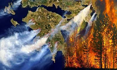 24 Αυγούστου 2007: Η Ελλάδα καίγεται! 84 άνθρωποι, 1500 σπίτια, 4,5 εκ. ελιές, 60.000 ζώα!