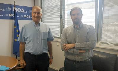 Με τον διαχειριστή των Ευρωπαϊκών Προγραμμάτων στην Ελλάδα συναντήθηκε ο Χρήστος Τσίχλης