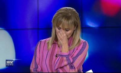 Κατέρρευσε η Μάρα Ζαχαρέα στο δελτίο ειδήσεων - Δεν μπορούσε να μιλήσει (video)