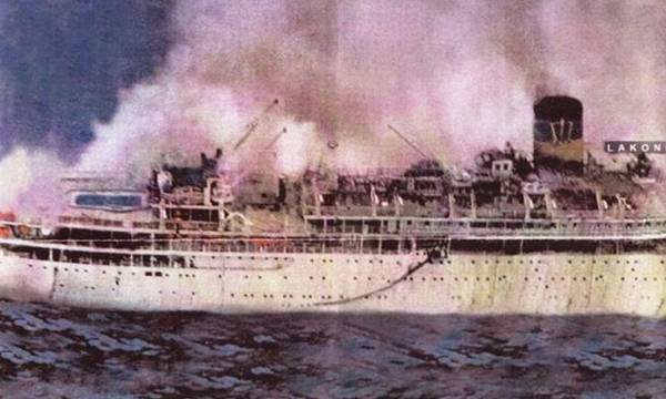 Σαν σήμερα βυθίστηκε το  κρουαζερόπλοιο «Λακωνία» στον Ατλαντικό - Στο βυθό 128 άνθρωποι (video)