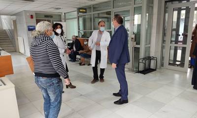 Το Κέντρο Υγείας Καλαμάτας επισκέφτηκε ο Θανάσης Βασιλόπουλος
