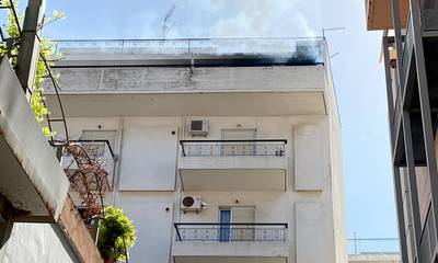 Μεγάλη φωτιά σε διαμέρισμα στην Καλαμάτα