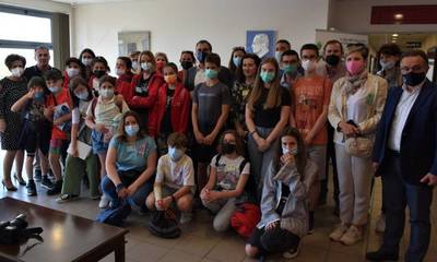 Μαθητές από Ισπανία, Ιταλία και Κροατία επισκέφθηκαν την Καλαμάτα και το Δημαρχείο