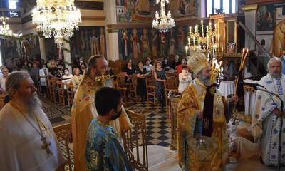 Εορτασμός της Αγίας Τριάδας από τον Μητροπολίτη Μάνης στην Στούπα (photos)