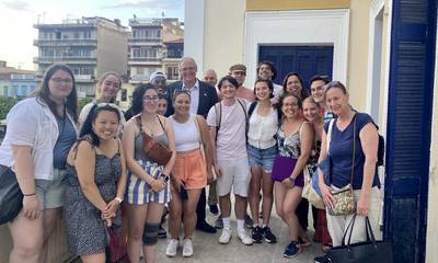 Σπάρτη: Ακαδημαϊκές επισκέψεις στον Πέτρο Δούκα (photos)