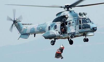 Με ελικόπτερο της Π.Α. η μεταφορά ασθενούς από τουρκικό πλοίο στην Καλαμάτα