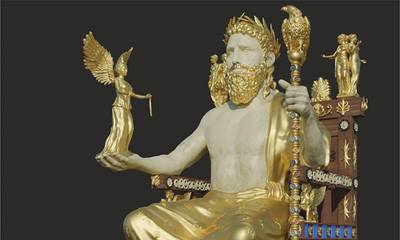 Μετά από 2.500 χρόνια, «ξαναζωντανεύει» το Χρυσελεφάντινο Άγαλμα του Δία στην Αρχαία Ολυμπία!