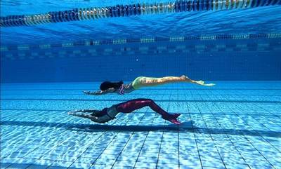 Ναύπλιο: Κολύμβηση με ουρά γοργόνας! (video)