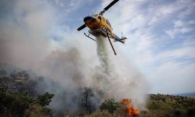 Πυρκαγιά στη Μάνη: 2 εστίες φωτιάς στα Διμαρίστικα!