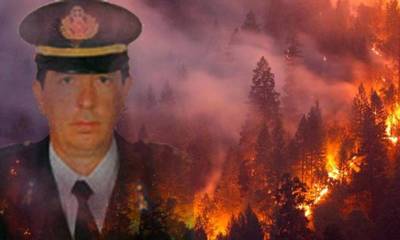 Συγκινούν οι πυροσβέστες της Λακωνίας - «Εις μνήμην Αντιπύραρχου Ηλία Γκάτσου»