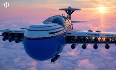 Δείτε το ιπτάμενο ξενοδοχείο που θα μεταφέρει 5000 επιβάτες και δεν θα προσγειωθεί ποτέ