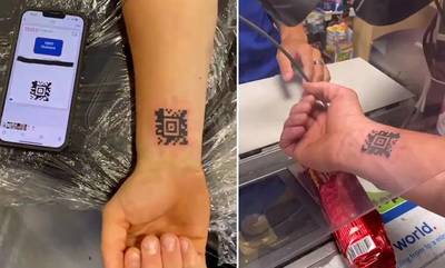 Έκανε τατουάζ στο χέρι τον κωδικό της κάρτας του σούπερ μάρκετ επειδή την ξεχνούσε διαρκώς (video)