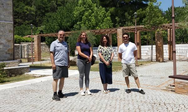 Μυστράς: Επίσκεψη Σταύρου Βλίζου στο Ινστιτούτο Έρευνας Βυζαντινού Πολιτισμού