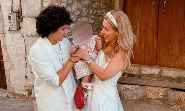 Γιώργος Τσαλίκης: Νονός έγινε ο γιος του - Βάπτισε την ξαδέλφη του στη Δημητσάνα (photos)