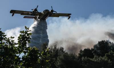 Φωτιά σε αγροτοδασική έκταση στο Πανιπέρι Μεσσηνίας - Επιχειρούν εναέρια μέσα