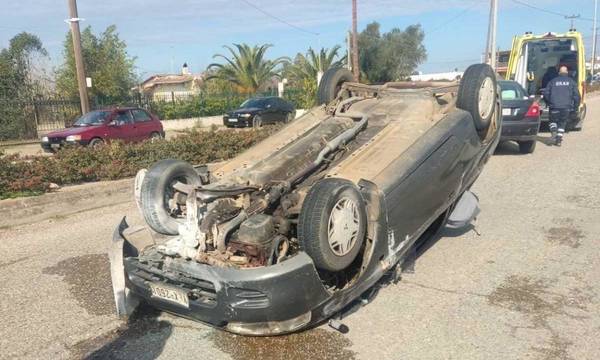 Αμαλιάδα: Σοβαρό τροχαίο ατύχημα στην είσοδο της πόλης